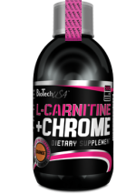 BioTech L-Carnitine + Chrome Liquid Concentrate 500ml Orange