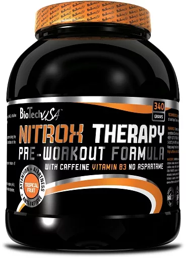 Biotech Nitrox Therapy Preworkout Powder PROBEN 10x17g Peach