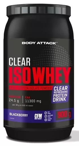 Body Attack Clear Iso Whey 900g Sweet Apple