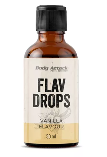Body Attack Flav Drops 50ml Vanilla