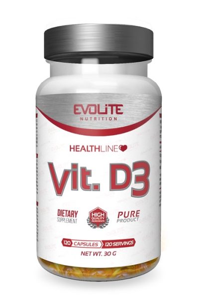 Evolite Nutrition - Vitamin D3 2000 IU (120 Kaps.)