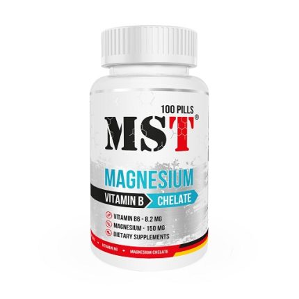 MST - Magnesium Chelate +B6 100 Pills