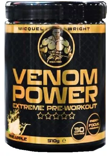 Micquel Wright Venom Power Extreme Pre Workout 510g Pineapple