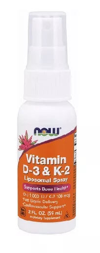 Now - Vitamin D-3 & K2 Liposomal Spray