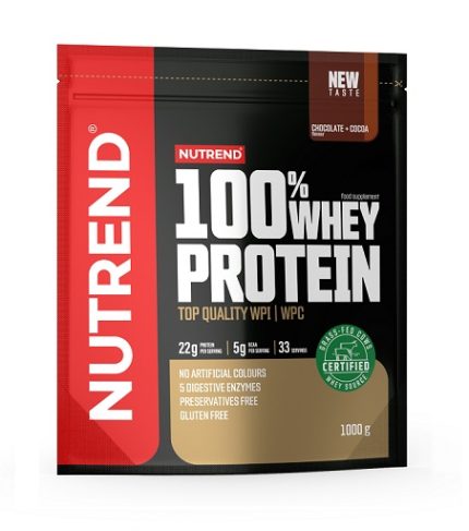 Nutrend 100% Whey Protein 1000g Himbeere