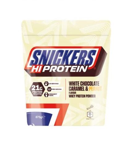 Snickers HI Protein 875g White Choc