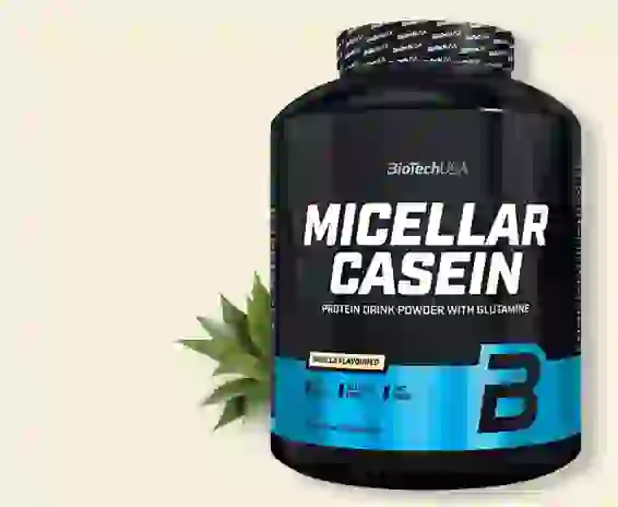 Casein - Dose mit hochwertigem Casein-Protein für nächtliche Regeneration und Muskelaufbau, erhältlich im Fitnessnahrung Shop und Sportnahrung Online Shop.